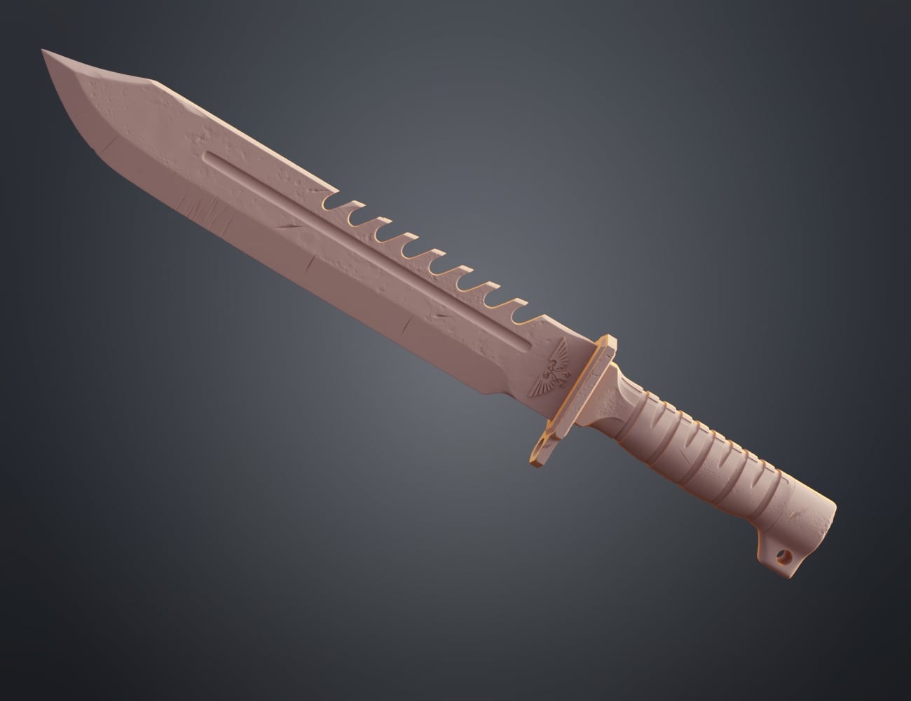 Combat Knife - Standard Issue 3d model