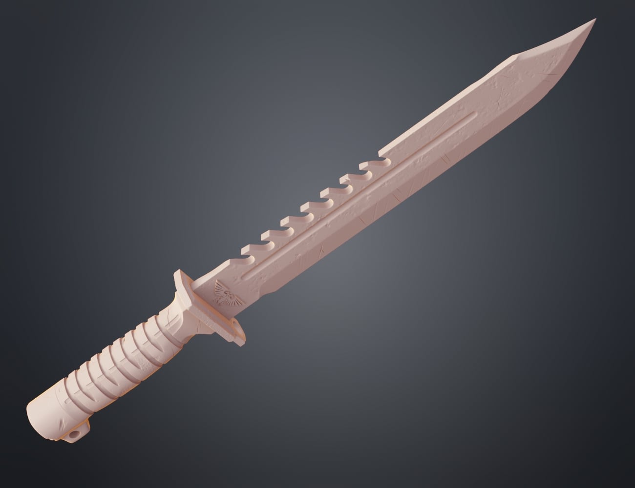 Combat Knife - Standard Issue 3d model