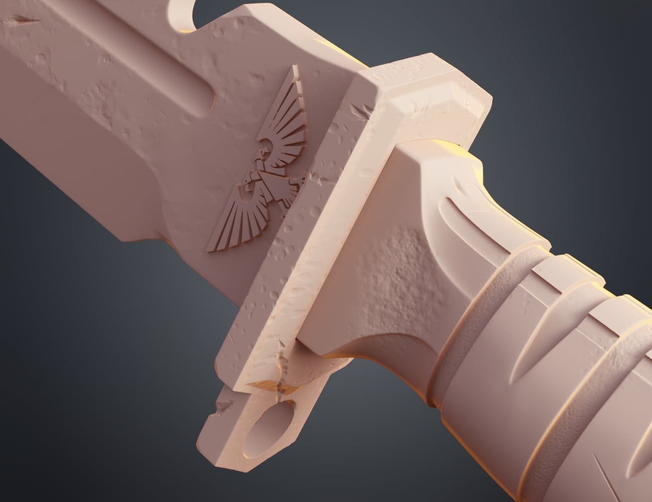Combat Knife - Standard Issue 3d model