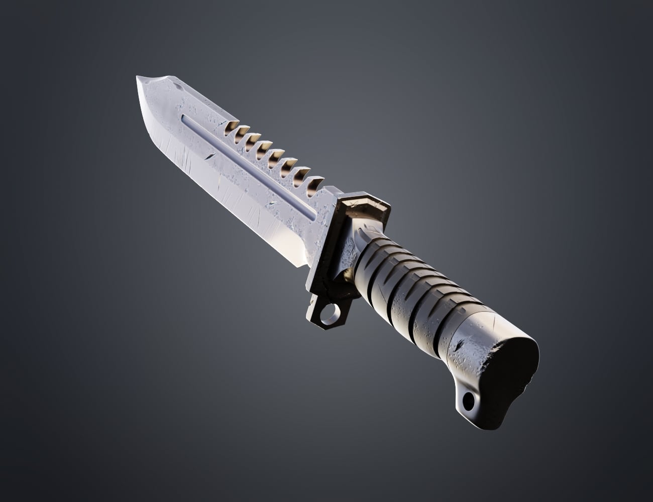 Combat Knife - Standard Issue 3d model