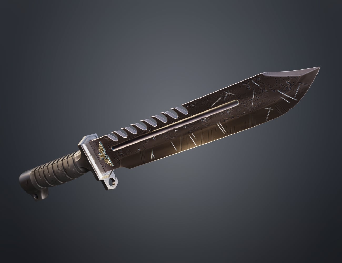 Combat Knife - Standard Issue 3d model