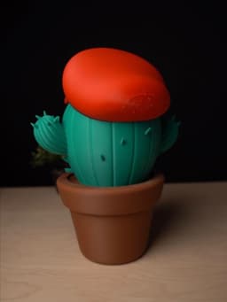 Mario Cactus Container 3d model