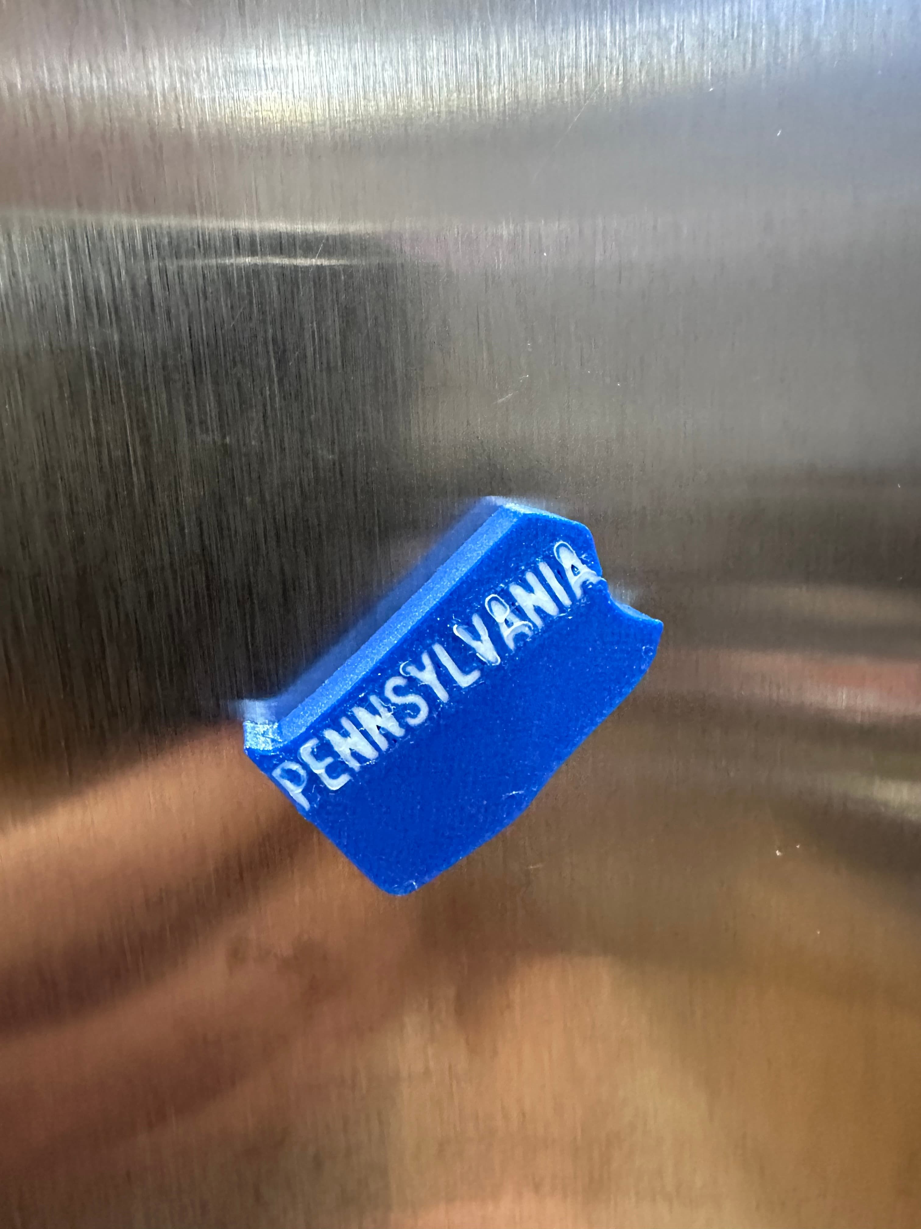 Merica Fridge Magnets - MMU version - PENNSYLVANIA 3d model