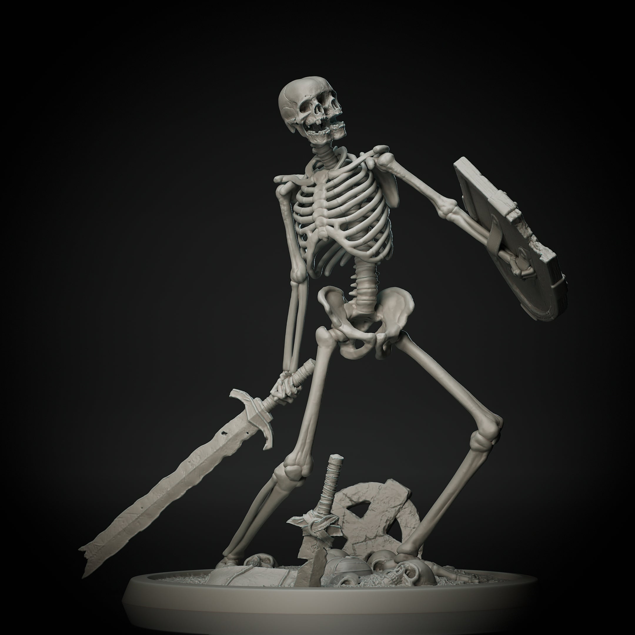 FREE Skeleton Warrior 3d model