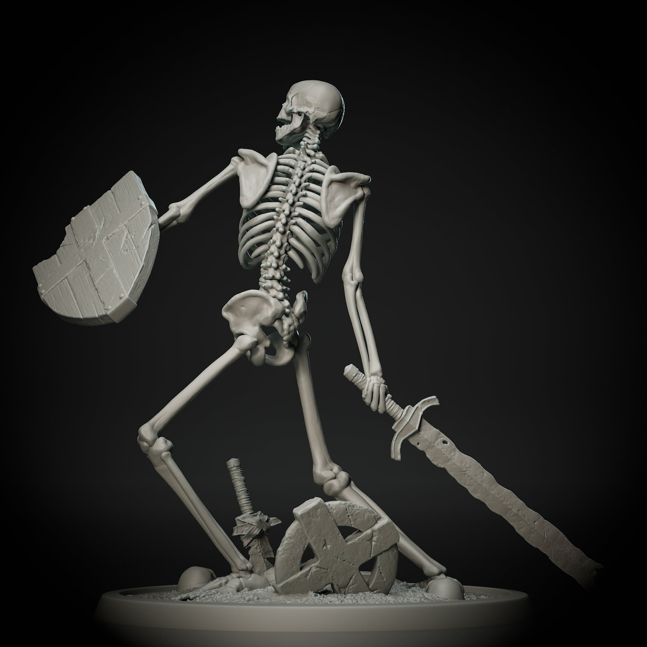 FREE Skeleton Warrior 3d model
