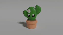 Cactus fidget clicker 3d model