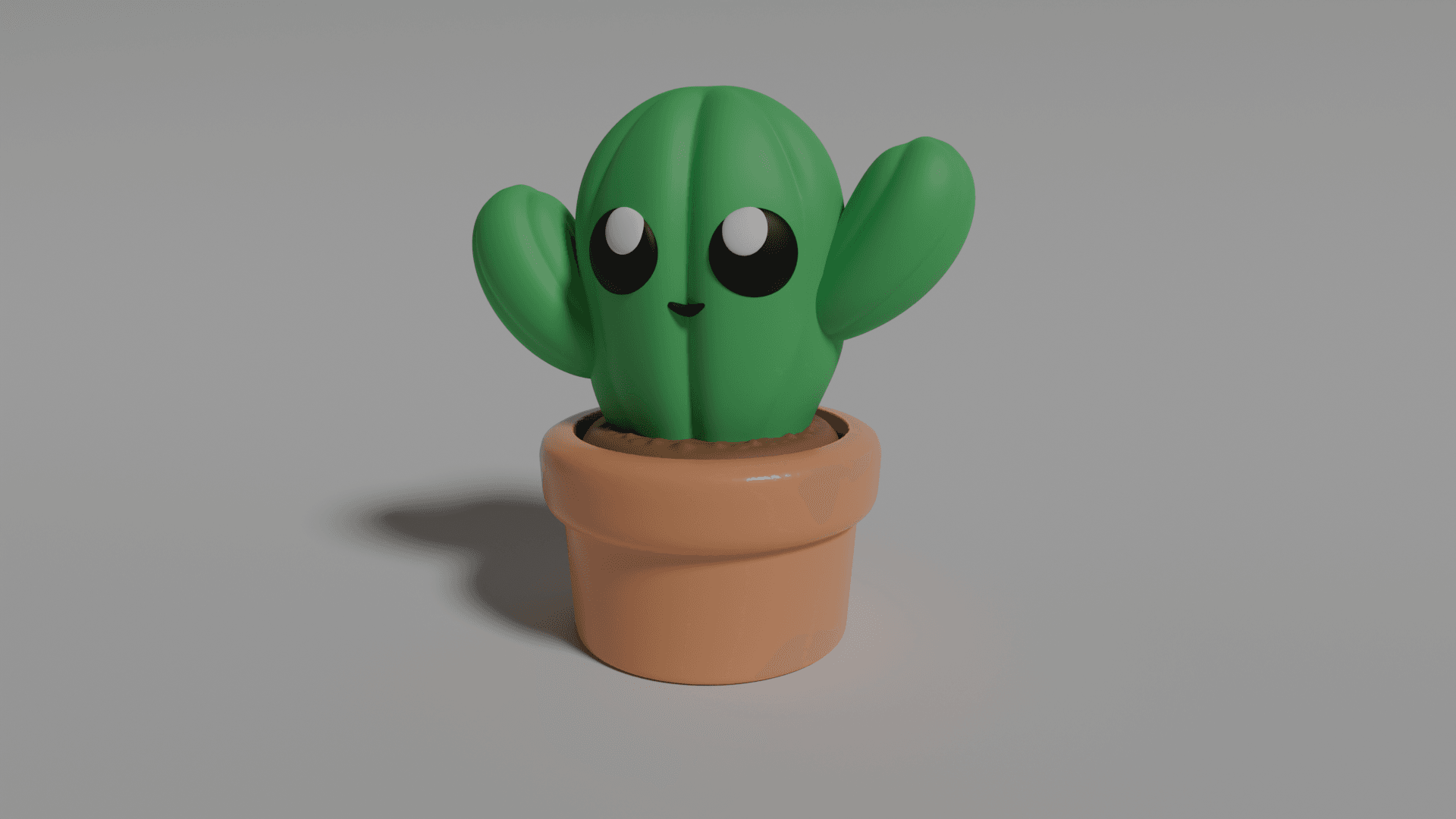 Cactus fidget clicker 3d model