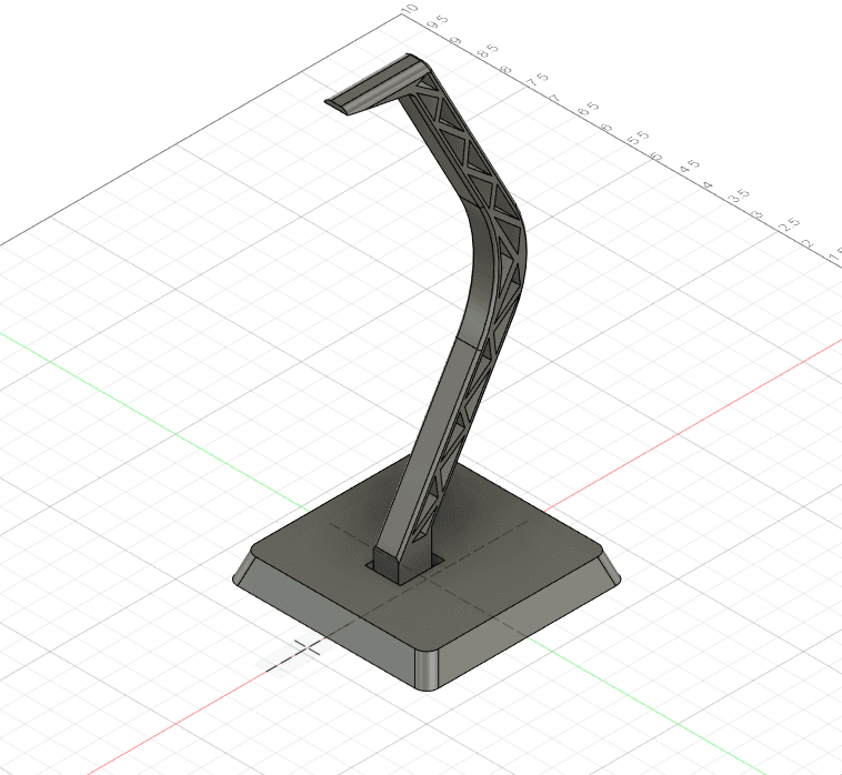 Magnetic Headphone Stand 3d model