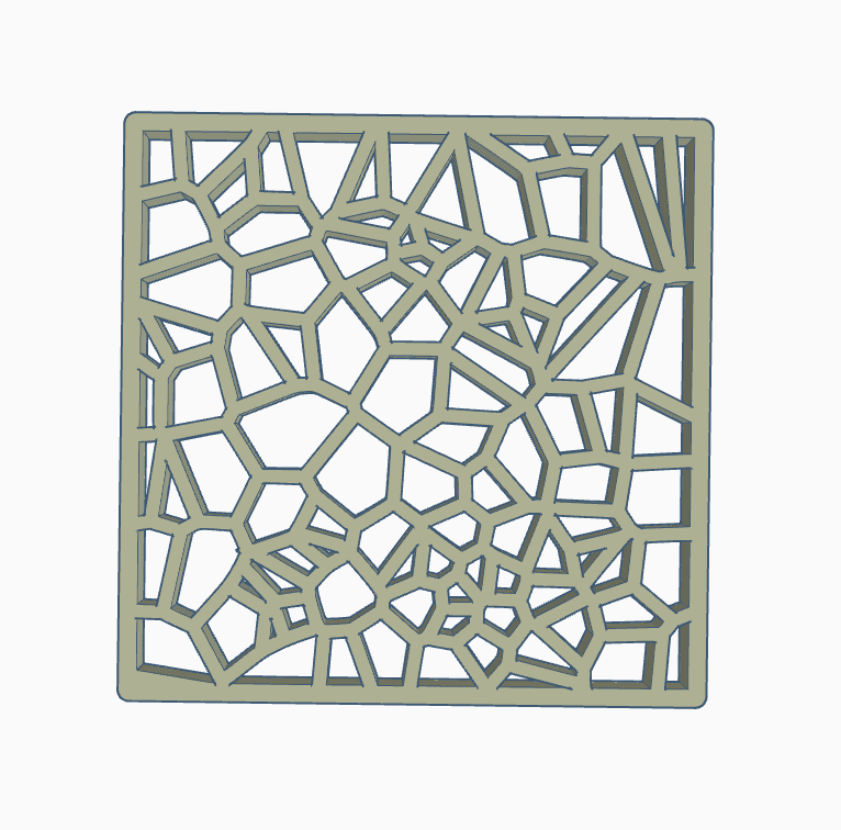 voronoi table decor 11.stl 3d model