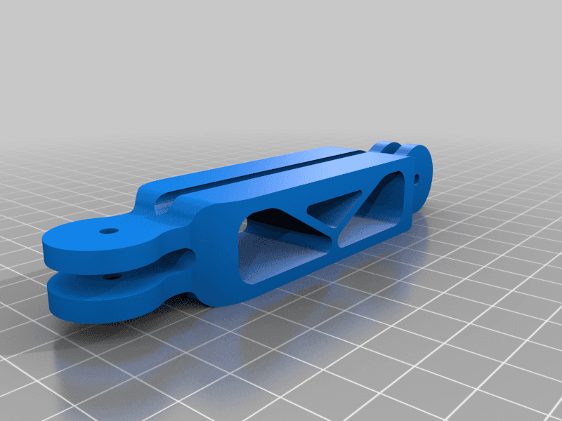 Webcam Mounting Arms w/ Integrated USB Cable Groove 3d model