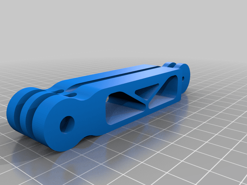 Webcam Mounting Arms w/ Integrated USB Cable Groove 3d model