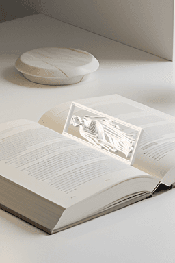 Antique Bookmark, Gift Idea 3d model