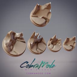 Eroded Spires Base Pack (4pcs) 3d model