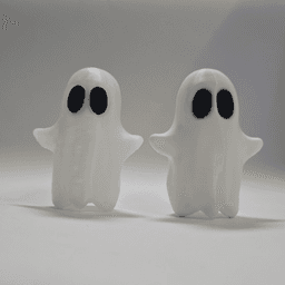 halloween ghost cute figure 3d model