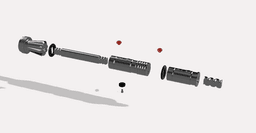 Mini Lightsaber Day 8! - Darth Maul 3d model