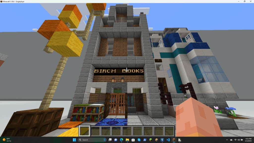 Minecraft Book Shop 3d model