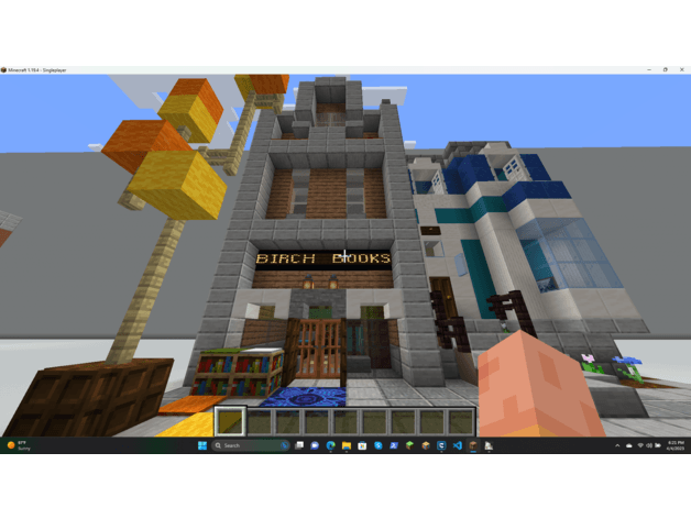 Minecraft Book Shop 3d model