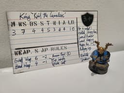 Stencil for The Old World Unit Cards 3d model
