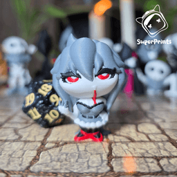 Vampires - Easy Multicolor FDM RPG Minis (No supports) 3d model