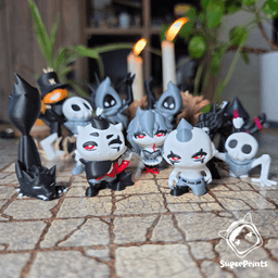 Vampires - Easy Multicolor FDM RPG Minis (No supports) 3d model