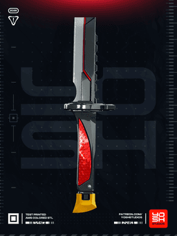 Deadpool Rivals Katana 3D Printer STL file 3d model