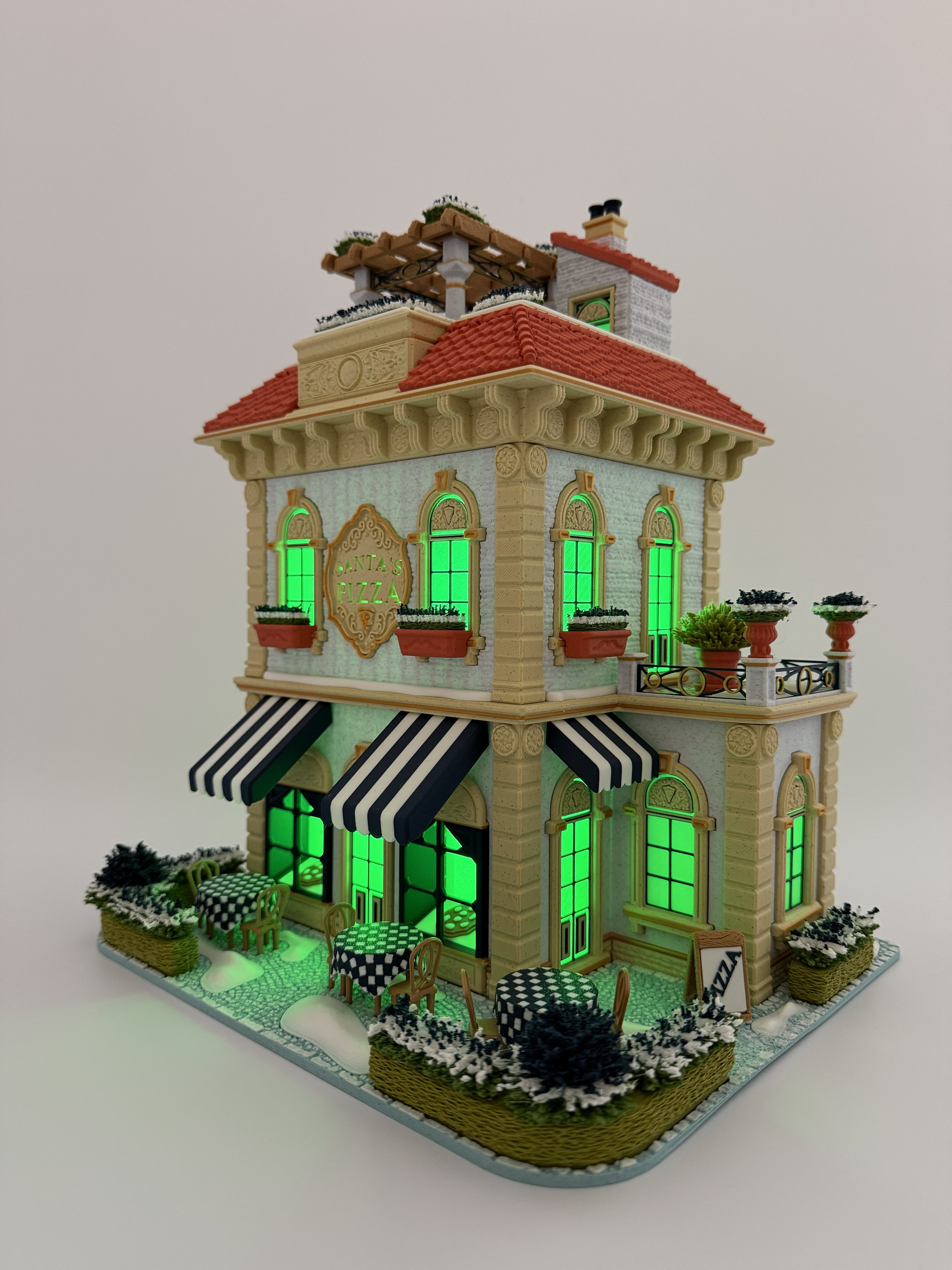 Fulv's Pizza Restaurant (Santa's Pizza) 3d model