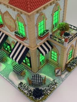 Fulv's Pizza Restaurant (Santa's Pizza) 3d model