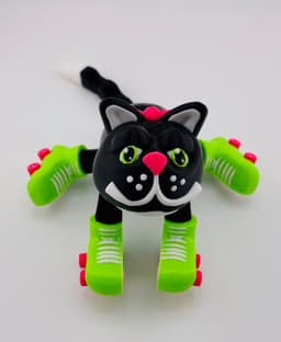 Cat Roller Skate Flexi 3d model