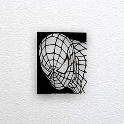 Spiderman Wall Art 3d model