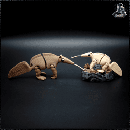 Adorable Anteater - articulated fidget toy 3d model