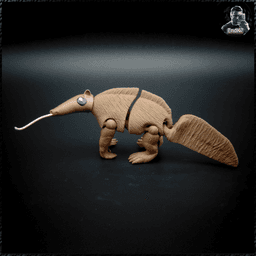 Adorable Anteater - articulated fidget toy 3d model