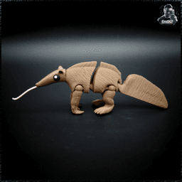 Adorable Anteater - articulated fidget toy 3d model