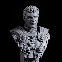 Commodus bust (Pre-Supported) 3d model