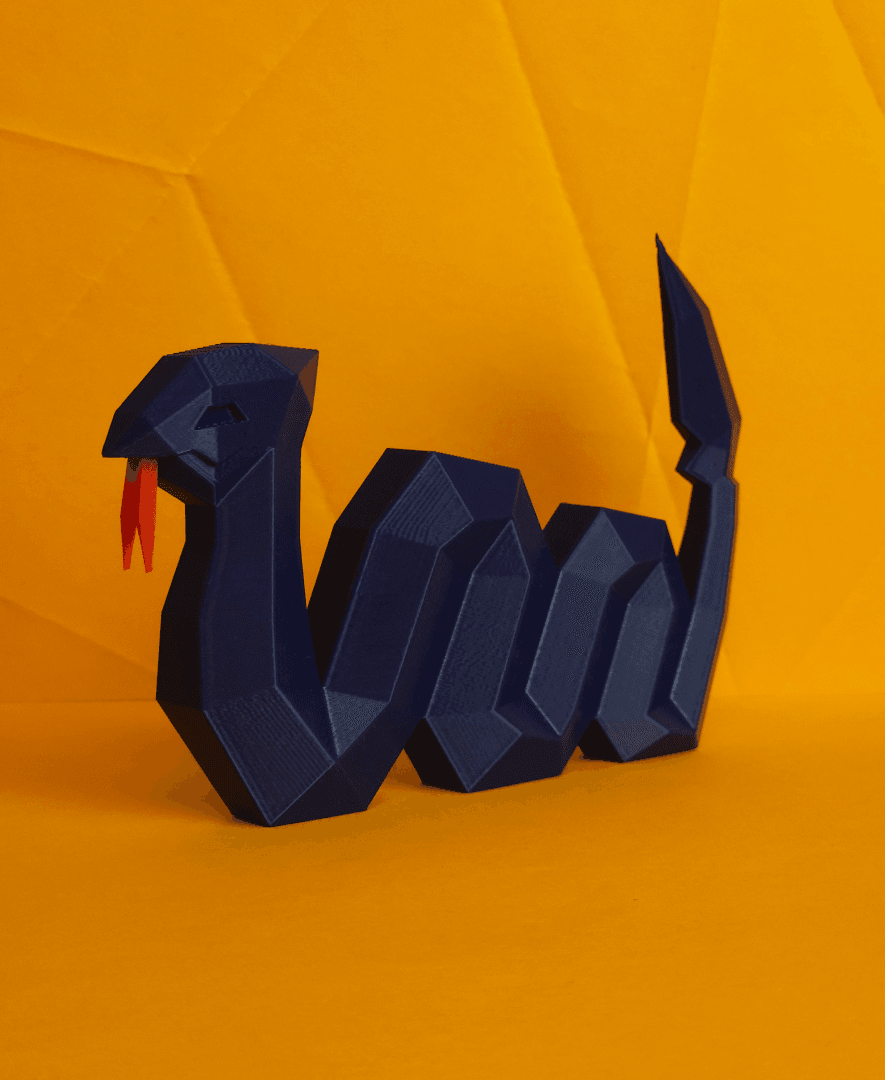 Seviper Low Poly Pokemon 3d model