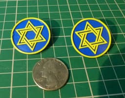 StarOfDavidBadgeUkraine.stl 3d model