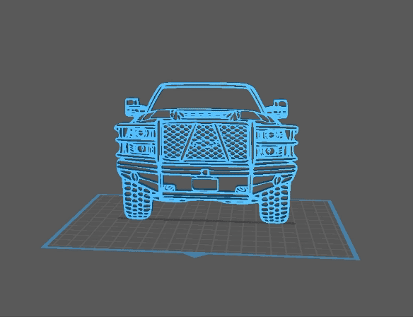 Chevrolet - Silverado Wall Aty 3d model