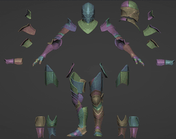 HELMET SPLIT.001.stl 3d model