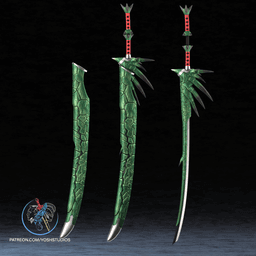 MH Huntsman Sword 3D Printer STL File 3d model