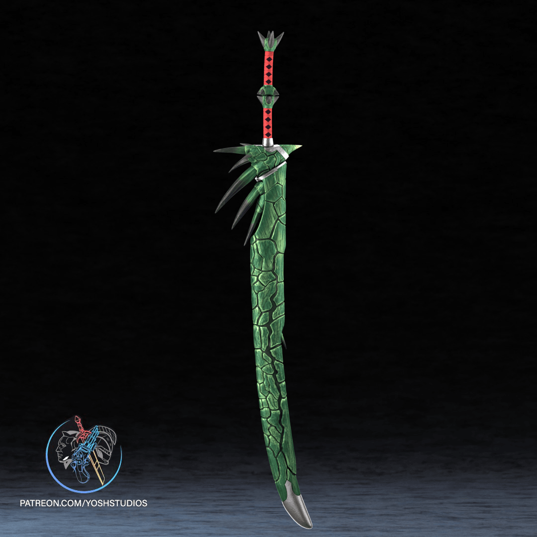 MH Huntsman Sword 3D Printer STL File 3d model