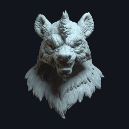 Talon v1 Action Figure Head 3d model
