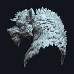 Talon v1 Action Figure Head 3d model