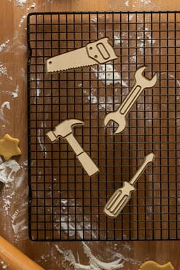 Tools Cookie Cutter, Biscuit Cutter 3d model
