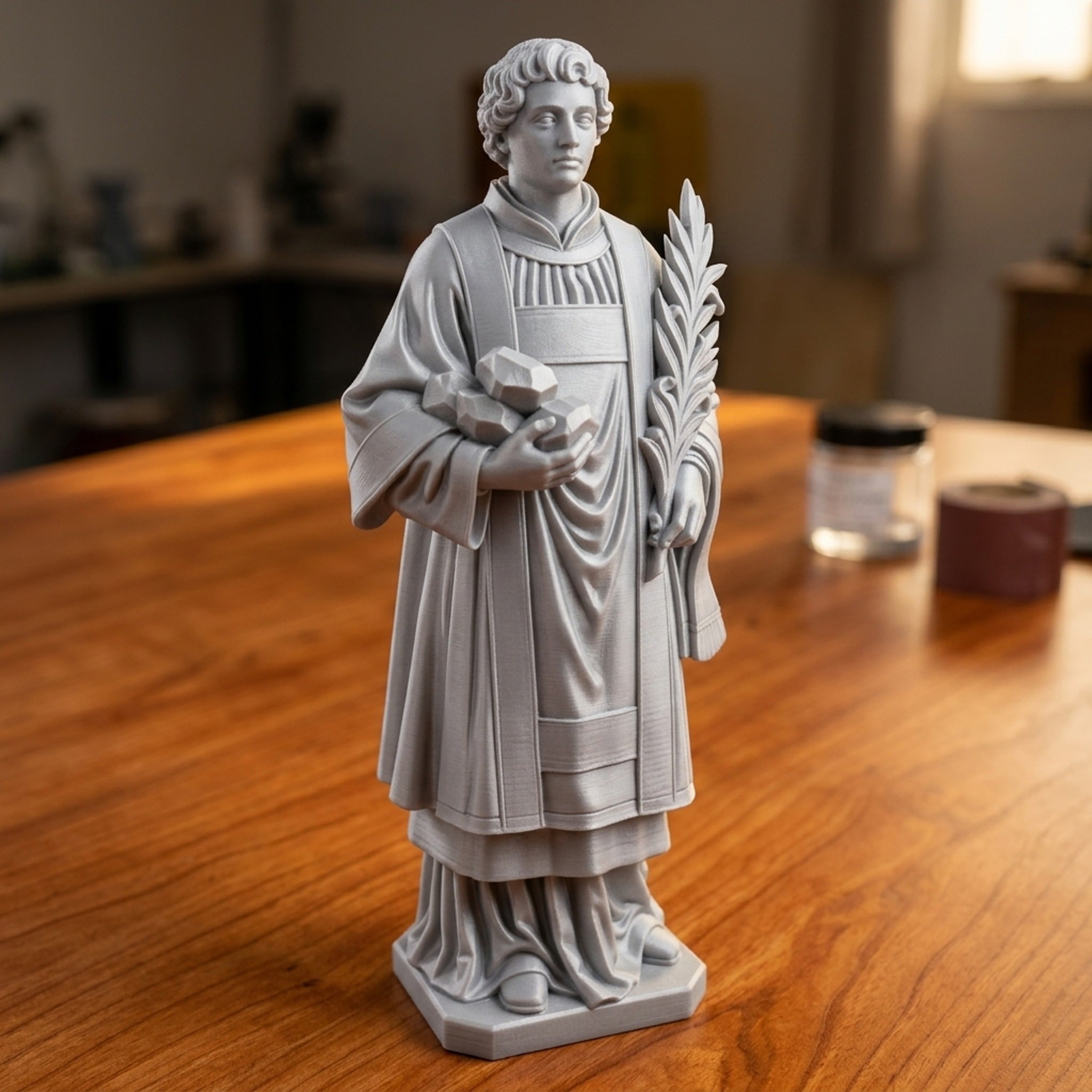 Saint Stephen Statue 3d model