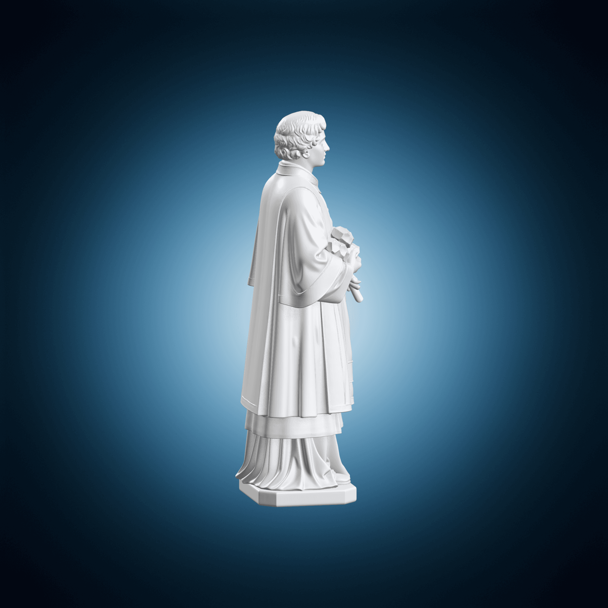Saint Stephen Statue 3d model