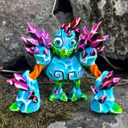 Crystal Golem 3d model