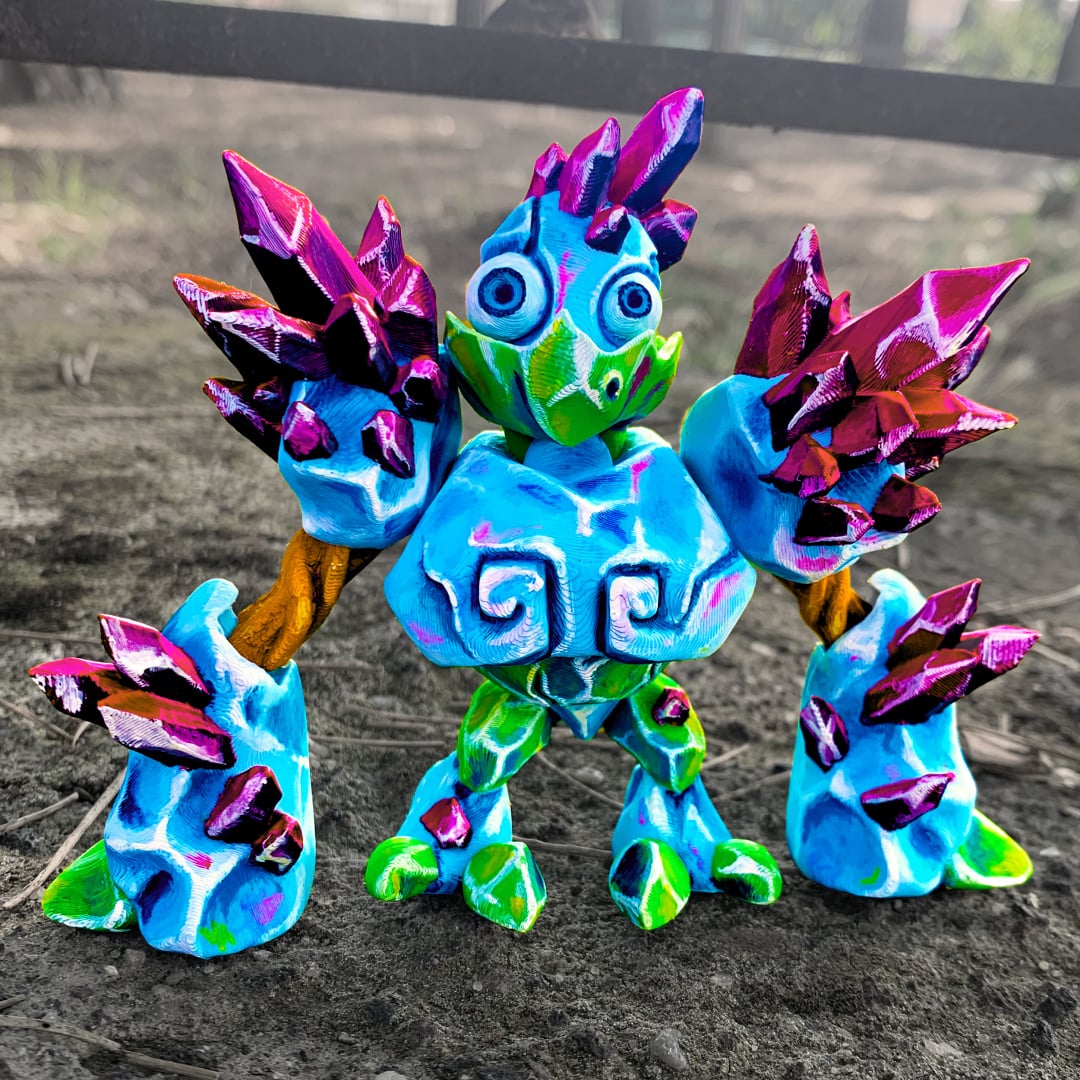 Crystal Golem 3d model