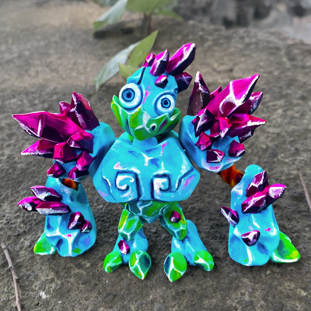 Crystal Golem 3d model