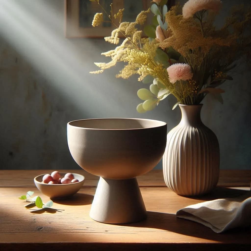 Minimalist Design Bowl in Grail Look 3d model