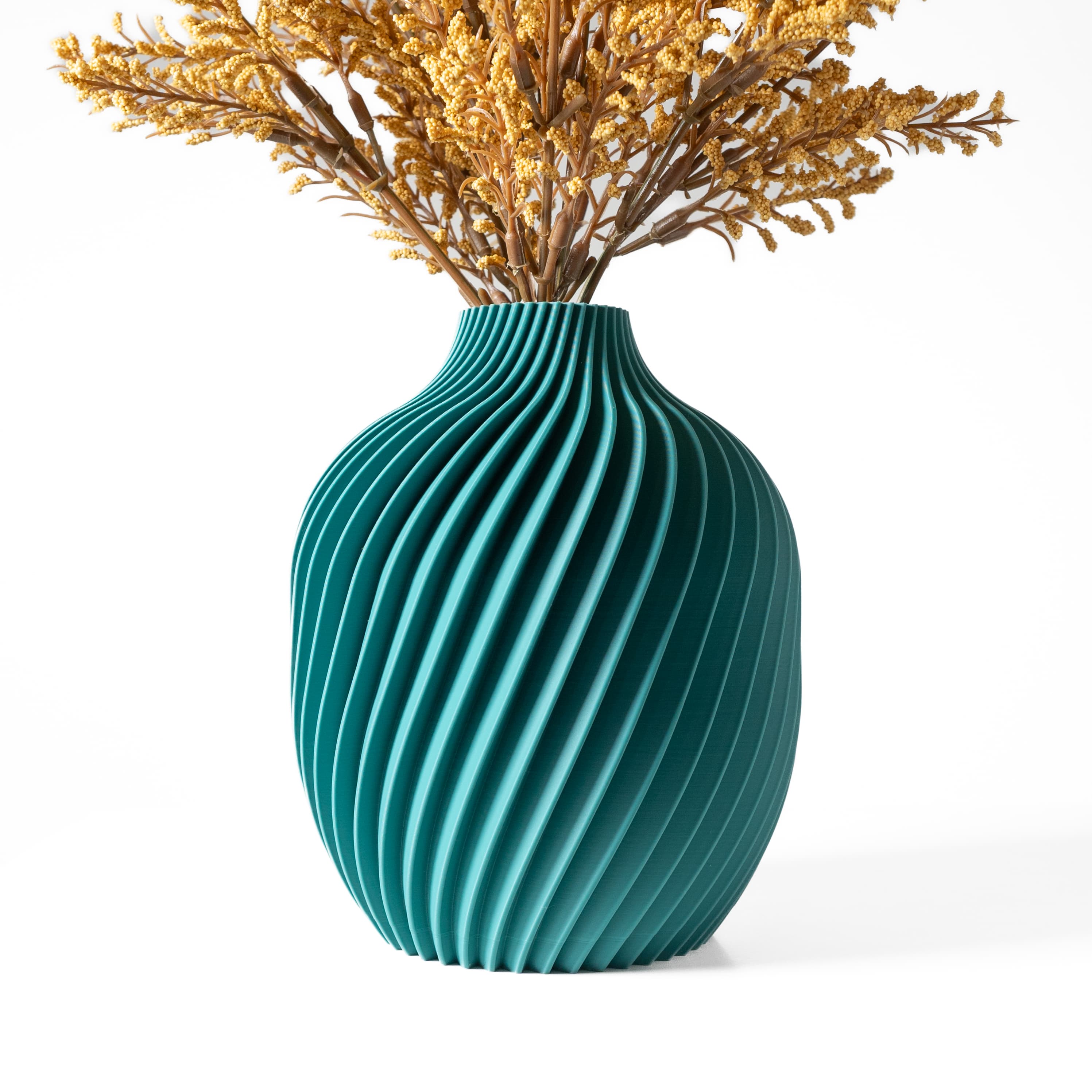 The Kivan Vase, Modern and Unique Home Decor for Dried and Preserved Flower Arrangement | STL File 3d model