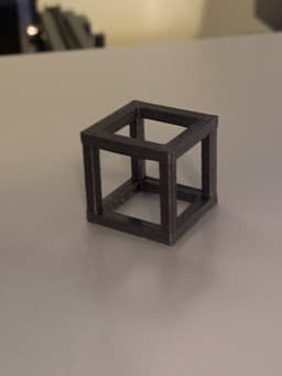 Calibration cube hollow version 3d model